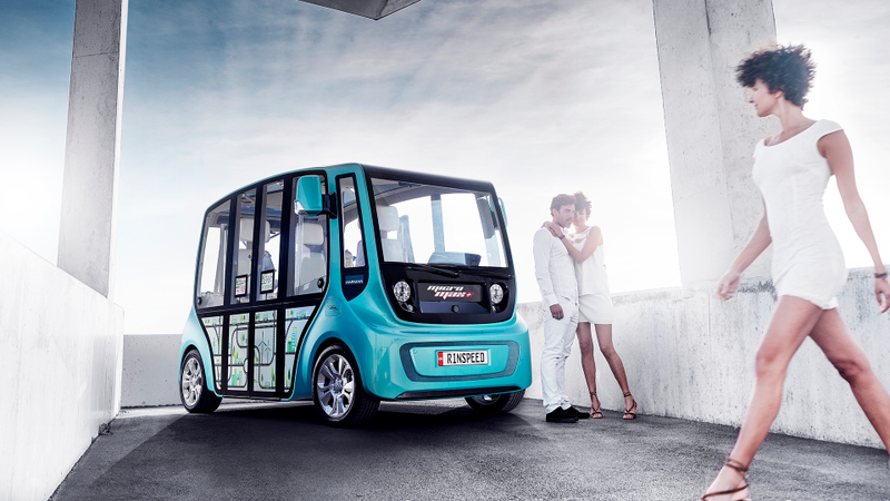 Illustration for article titled The Rinspeed Micro Max Is A Mini-Sized Bus From The Future